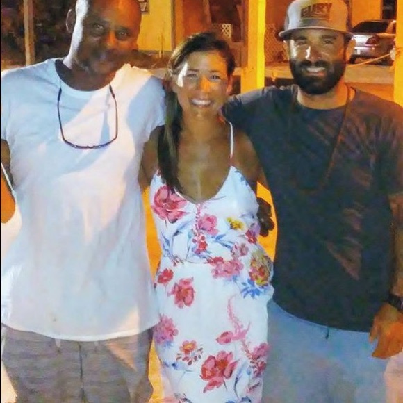 White tropical print maxi dress - Picture 9 of 9